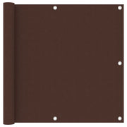 Schermo per balcone schermo per la privacy 90 x 600 cm tessuto Oxford marrone 02_0010246