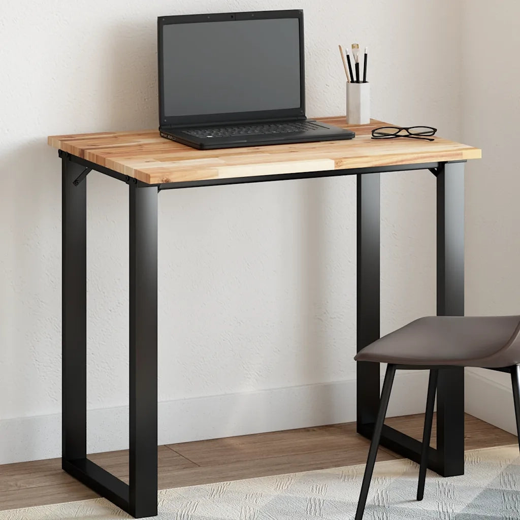 vidaXL Piano Tavolo Rettangolare 80x60x2cm in Legno Massello di Acacia