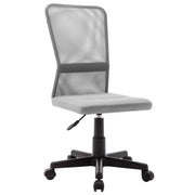 Sedia da ufficio sedia da computer sedia da studio 44 ​​x 52 x 100 cm tessuto a rete grigio 02_0024023