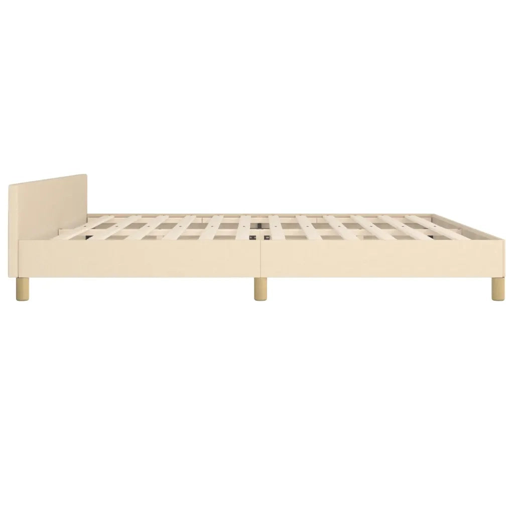 Giroletto con Testiera Crema 200x200 cm in Tessuto cod mxl 46577