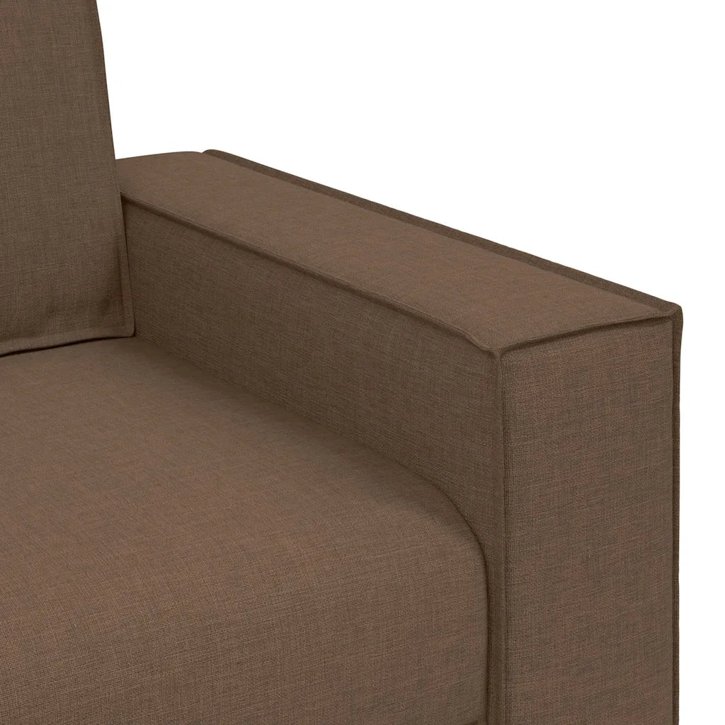 Poltrona-Divano Sedia-Sofa-Divanetto Marrone 60 cm Tessuto