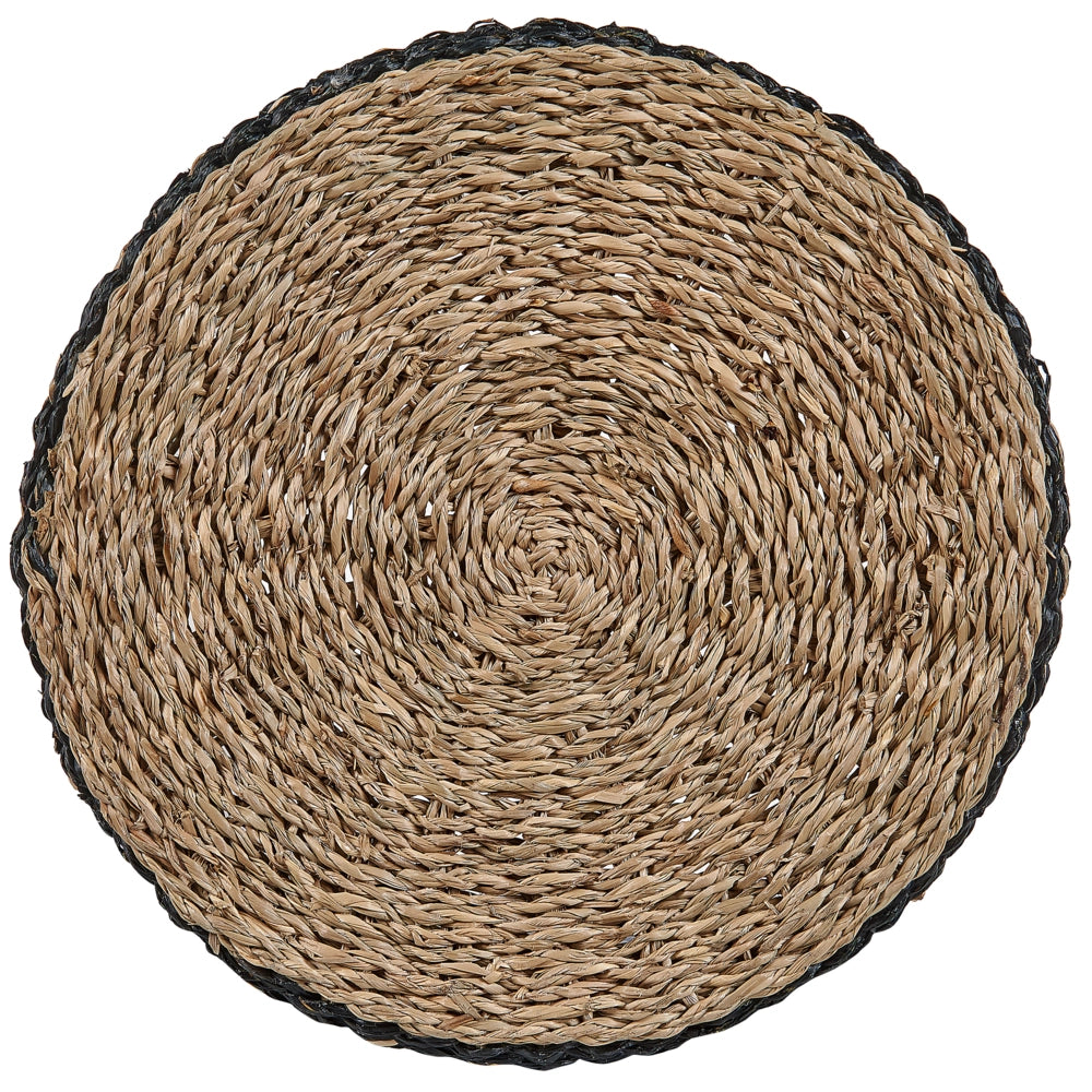 Set di 3 cestini per piante vasi per fioriere in alghe naturali con rivestimento per interni