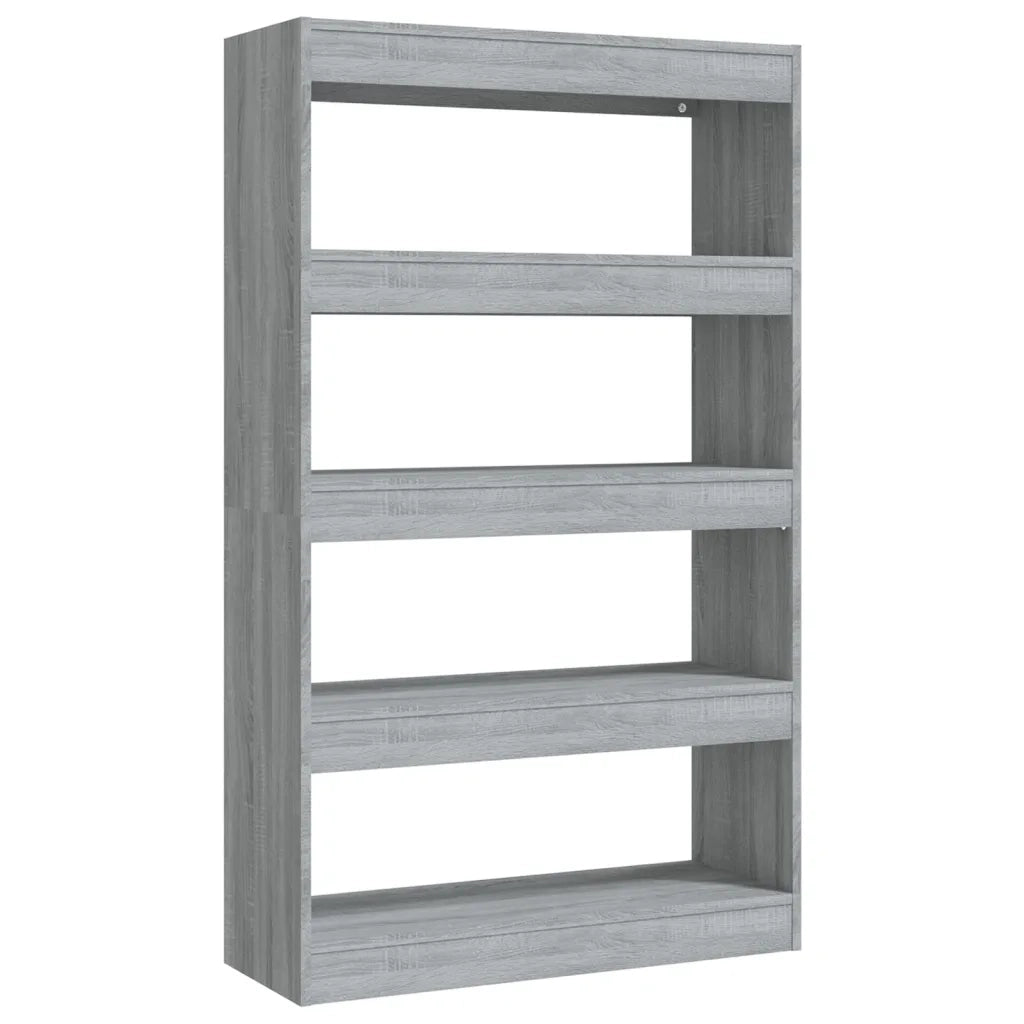 Libreria/Divisorio Grigio Sonoma 80x30x135 cm in Truciolato 813621