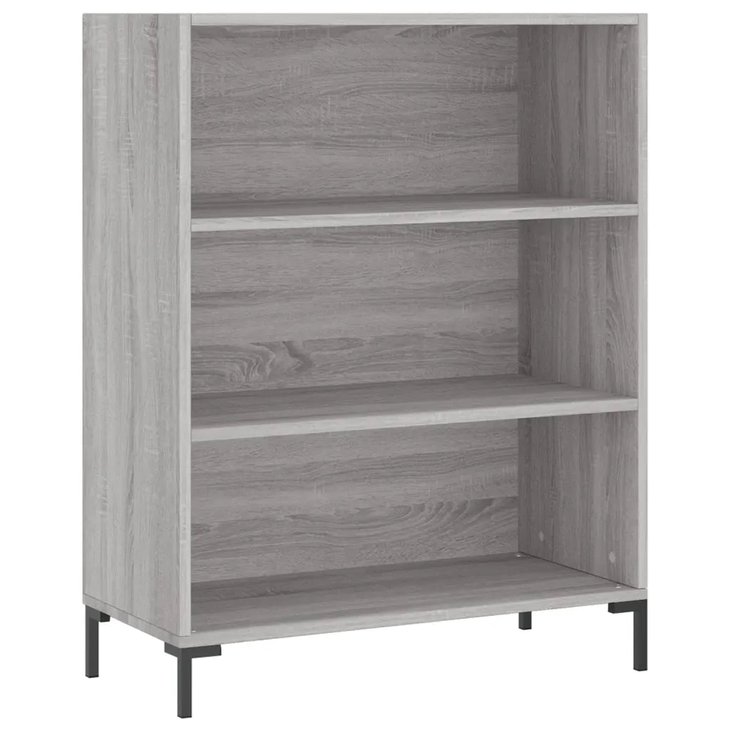Credenza Grigio Sonoma 69,5x34x180 cm in Legno Multistrato 3200071