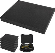 Cassetta di stoccaggio per attrezzi in gomma espansa, 6 pezzi, 400 x 300 x 40 mm, gomma espansa cubica, per tavolo, per fai da te, isolamento, come cassetta di stoccaggio per attrezzi per tagliare a misura.