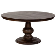 Tavolo da pranzo in legno marrone 150x150x77h cm