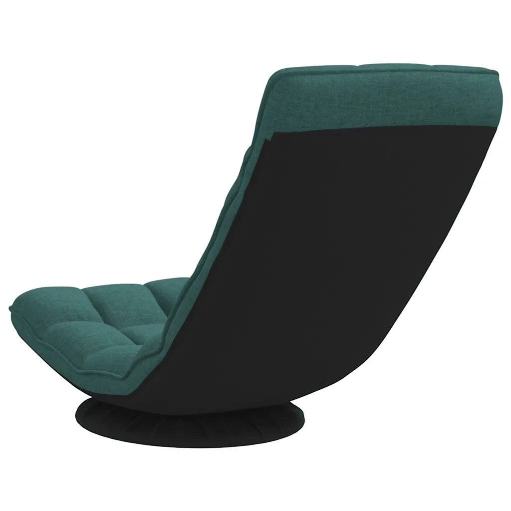 vidaXL Sedia da Terra Girevole Verde Scuro 70x51x79 cm in Tessuto