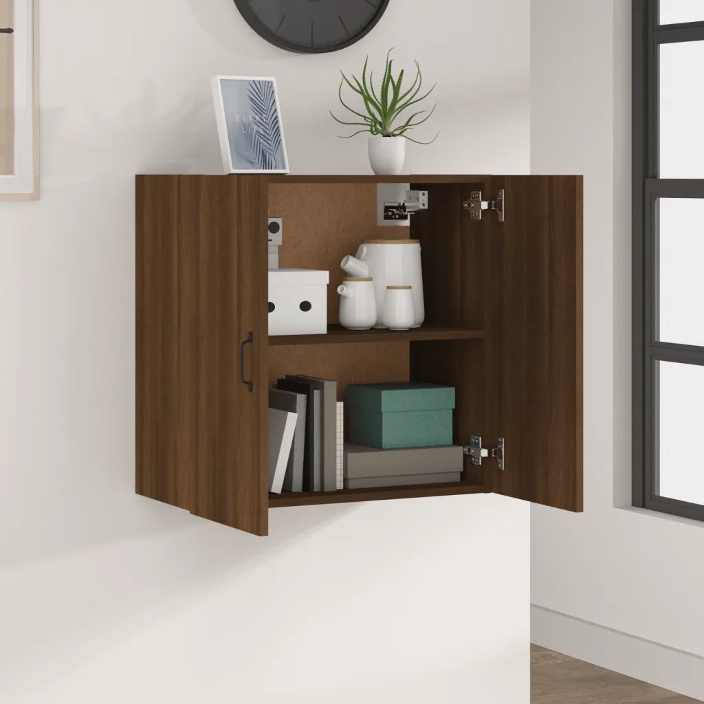 Mobile Pensile Rovere Marrone 60x31x60 cmi in Legno Multistrato 817596