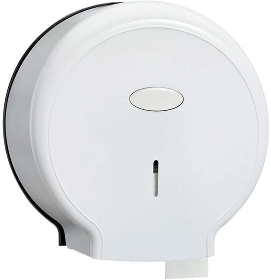 Dispensatore di Carta igienica Jumbo - Montaggio a muro - Imbottito - ABS - Design Extra Grande - 27 x 28 x 12 cm - Sostituzione Carta igienica