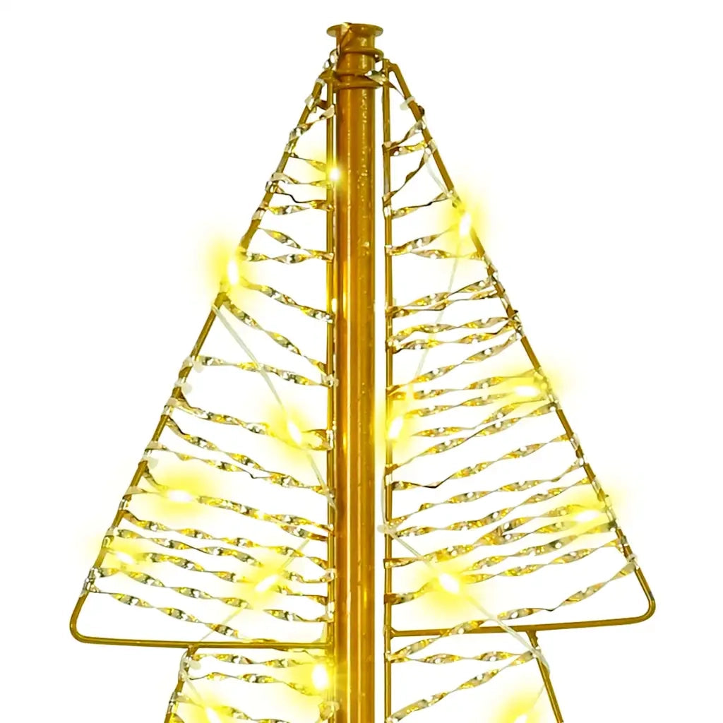 Albero di Natale con 100 LED Bianco caldo 120 cm PET 42019217