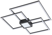 Plafoniera LED 38W 4000K dimmerabile nero Rabalux Thabita