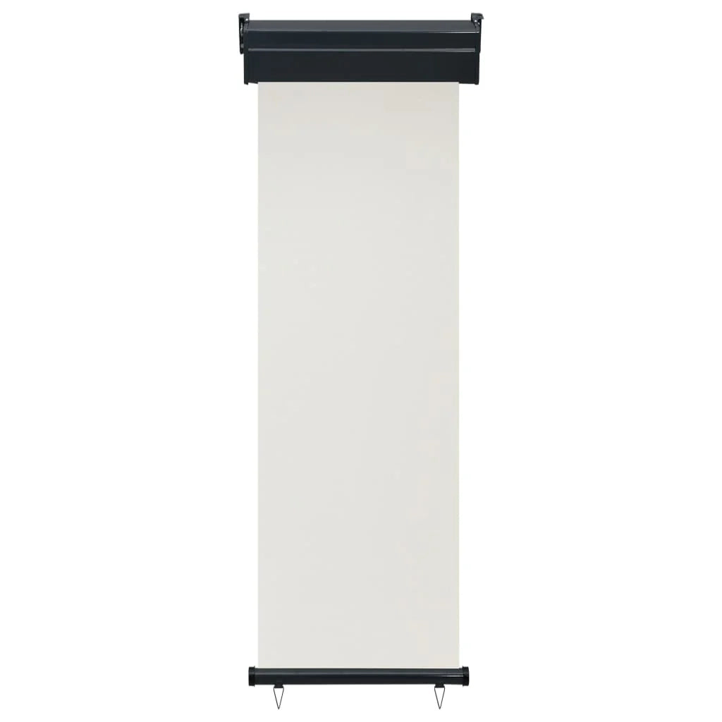 Tenda da sole laterale retrattile/schermo privacy per patio giardino terrazza balcone 60 x 250 cm crema 02_0007033