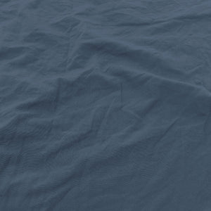 Set Lenzuola Matrimoniale Sopra Sotto e 2 Federe Linea Water Washed Blu