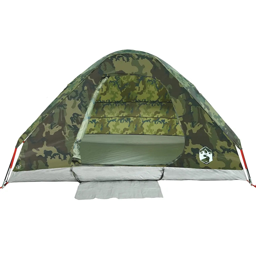 Tenda da Campeggio a Cupola 2 Persone Mimetica Impermeabile 4009641