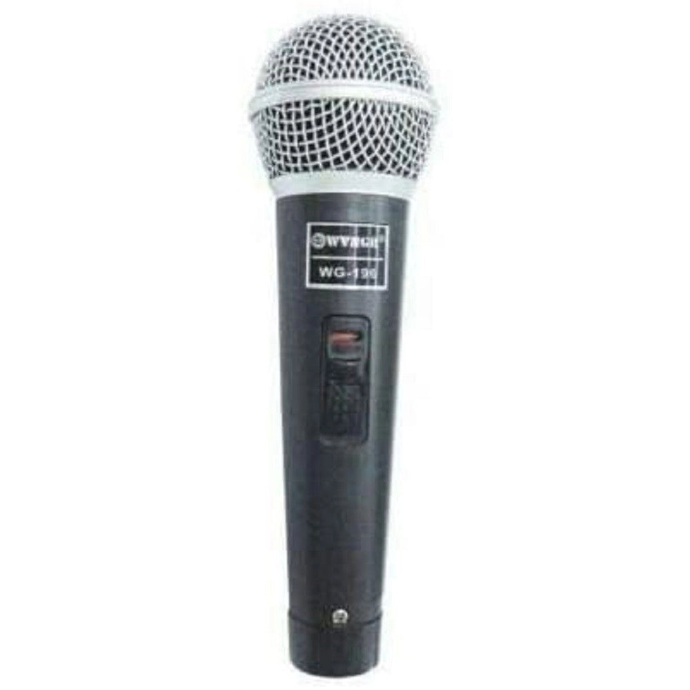 Trade Shop - Microfono Dinamico Unidirezionale Con Cavo Per Canto Karaoke Wg-196 Cw418 -