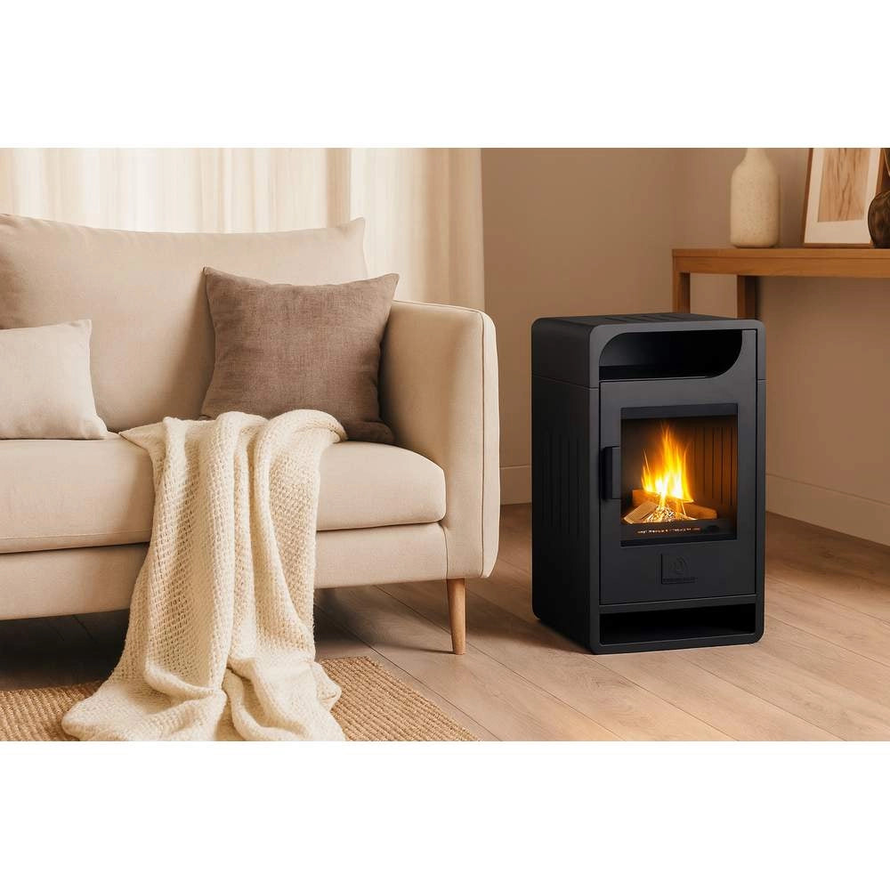 Stufa a Bioetanolo Fiammetta Junior Statica Gmr Trading Colore: Nero