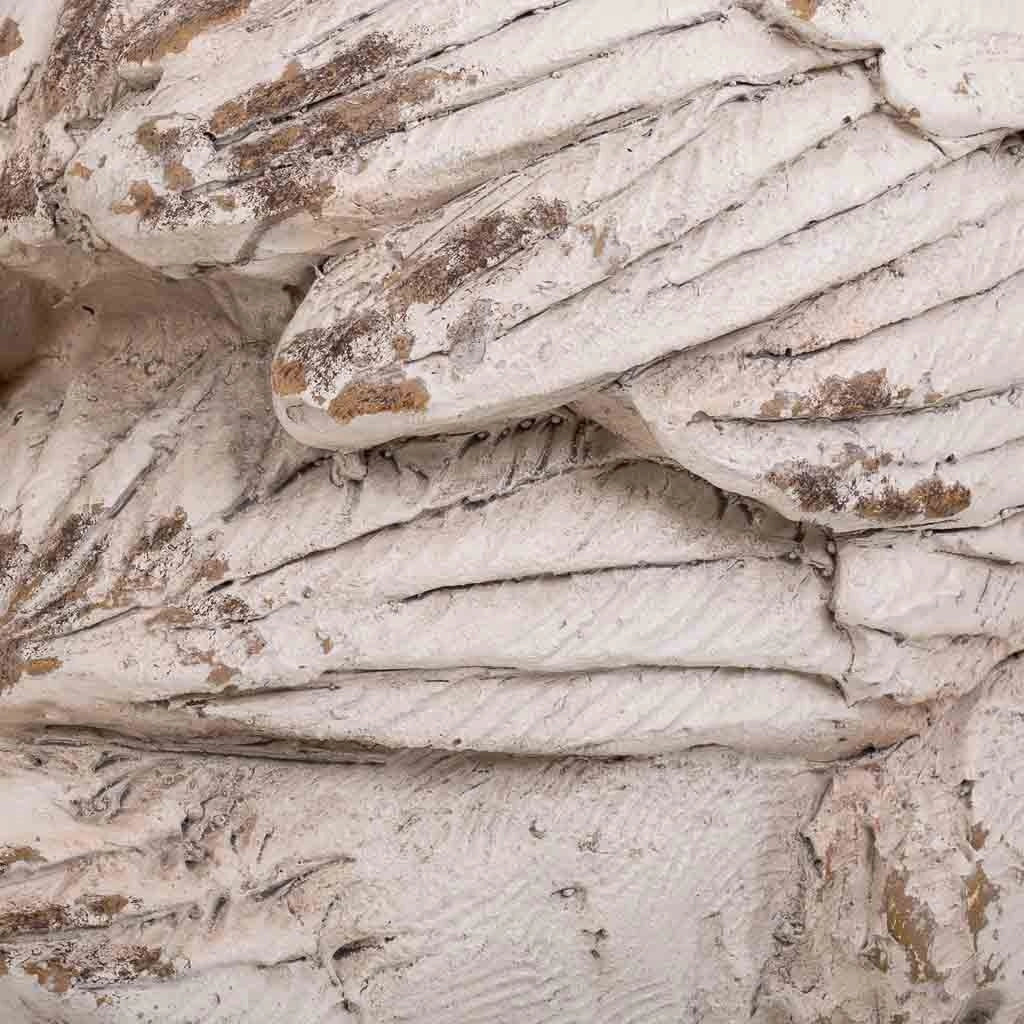 Fioriera decorativa cigno in magnesio 51x35x48h
