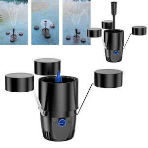 Set Filtro 90000l Chiarificatore laghetto 36W Pompa NEO10000 80W Tubo 25m Skimmer