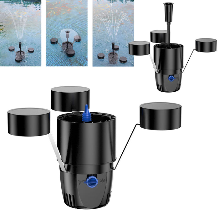 Set Filtro 90000l Chiarificatore laghetto 36W Pompa NEO10000 80W Tubo 25m Skimmer