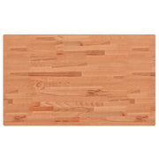 Piano Tavolo | Superficie Tavolo | Piano Scrivania 100x60x1,5cm Rettangolare Legno Massello Faggio