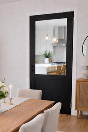 Blocco porta officina nero senza montante H204 x L73 Tabella dimensioni spingendo a sinistra