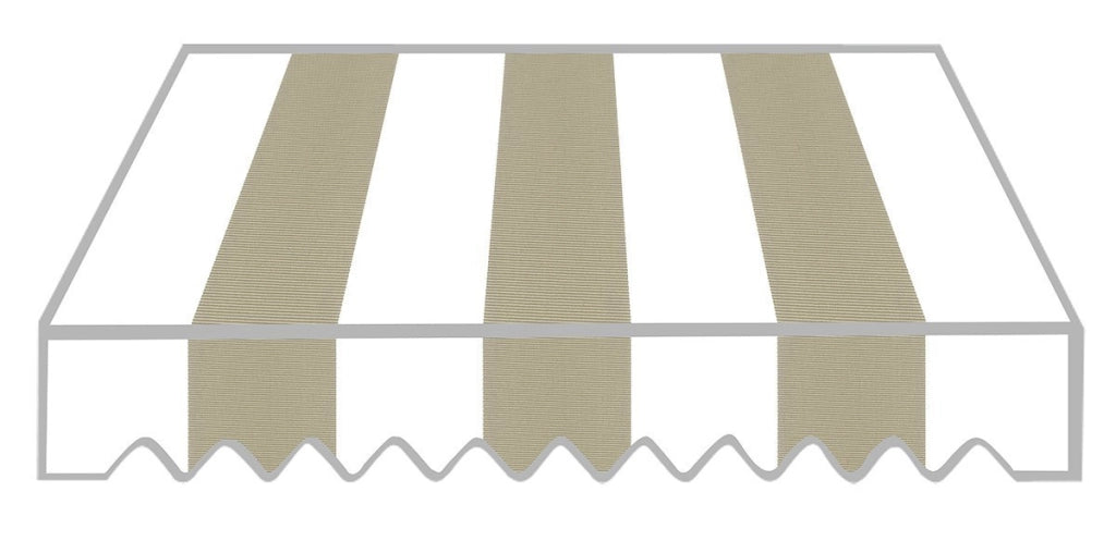 TENDA DA SOLE A CADUTA STRUTTURA ALLUMINIO CM.200X250H DISEGNO P2004 BALCONE