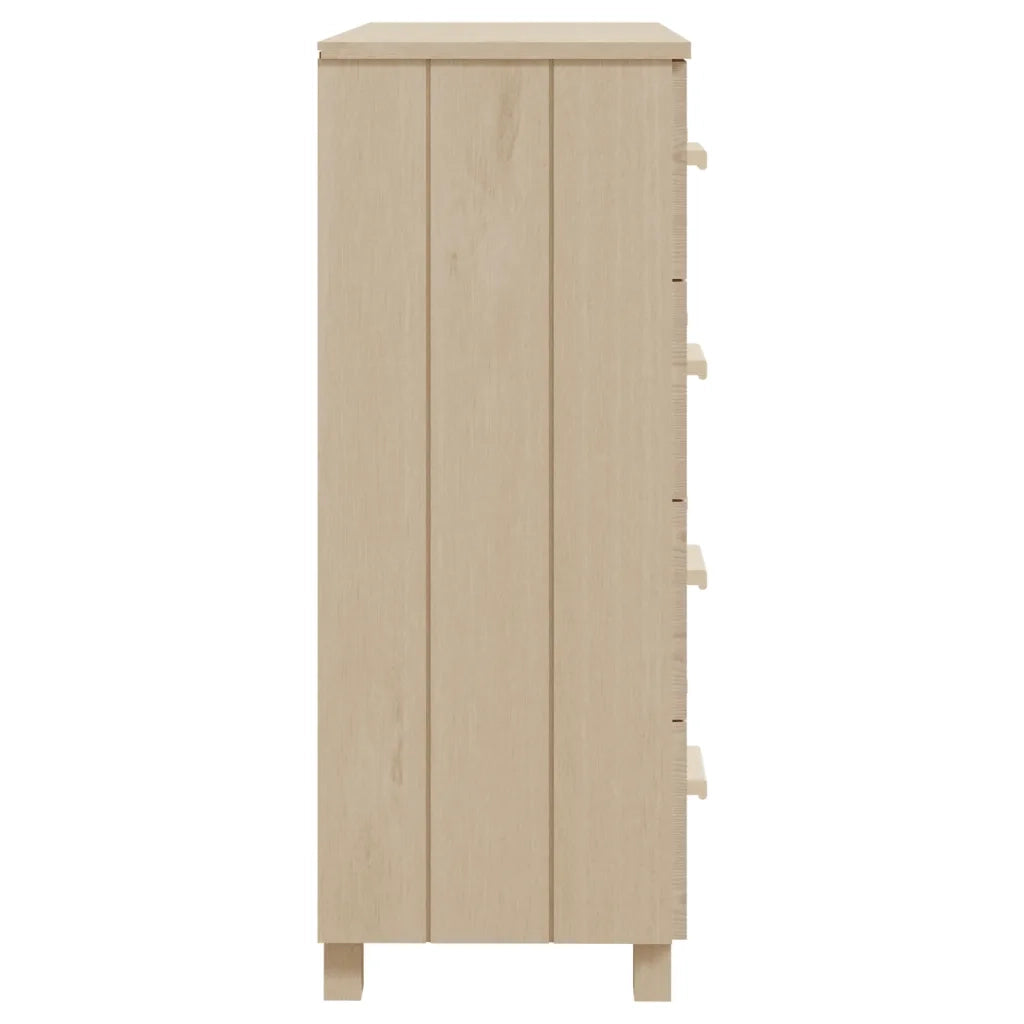 Credenza HAMAR ambra 79x40x103,5 cm in Legno Massello di Pino 340424
