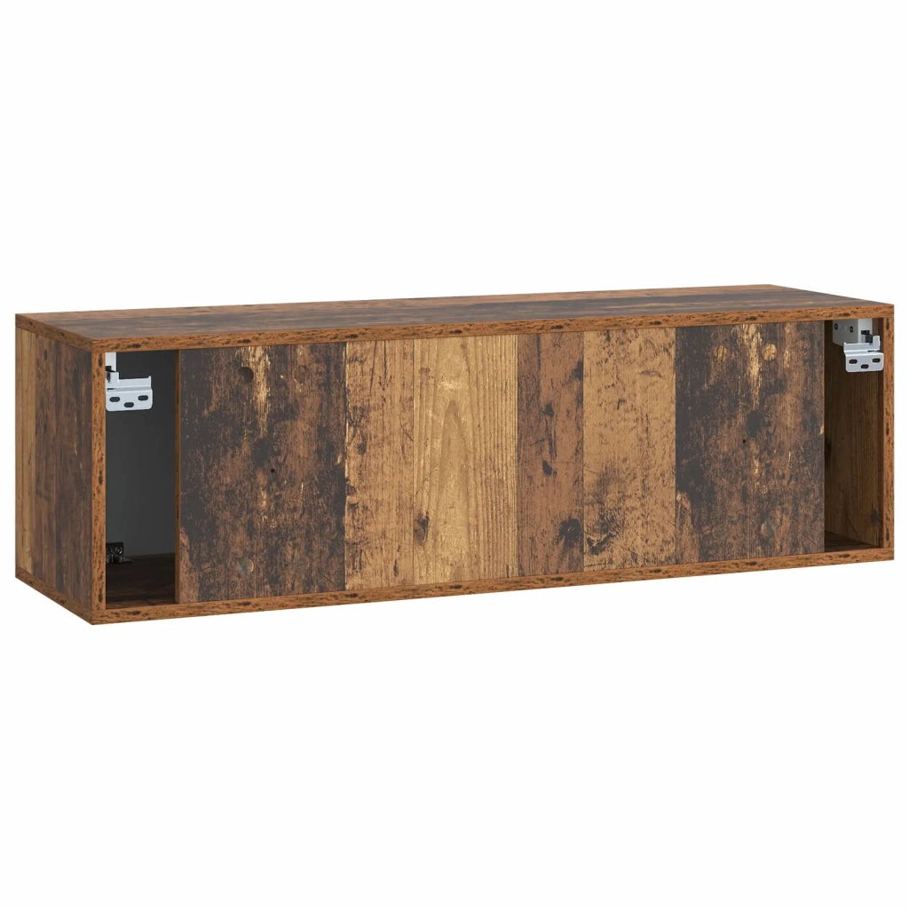 Mobile Porta TV da Muro 98 x 31 x 30 cm Legno antico 899243