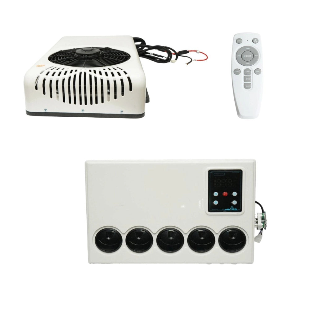 Climatizzatore fisso per macchinari industriali AC universale 24V, 2400W, 8200 BTU con telecomando