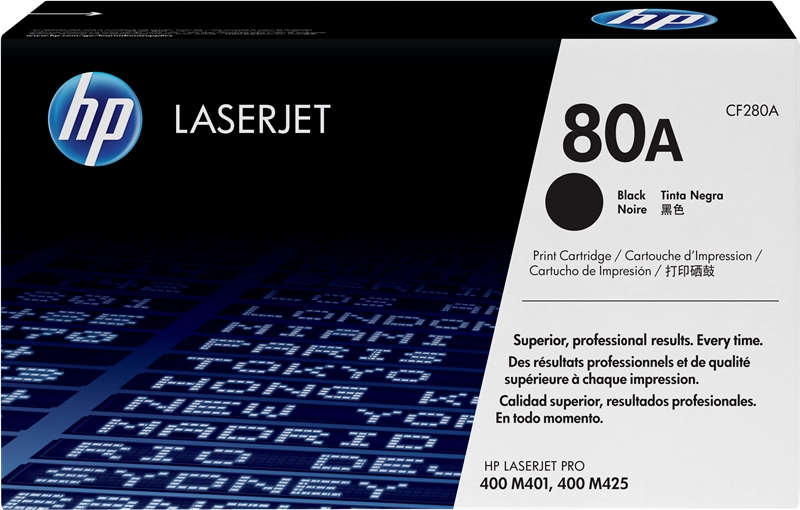 HP Cartuccia Toner originale nero LaserJet 80A