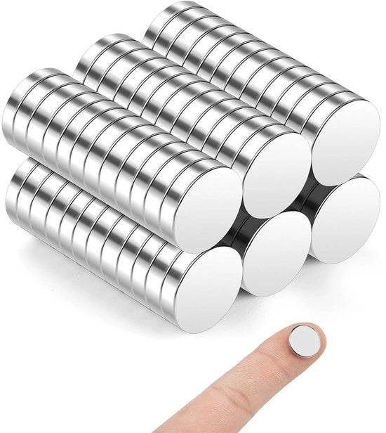 80 pezzi di piccoli magneti, magneti frigorifero 12x3mm magneti neodymium extra forti per lavagne magnetiche, lavagne bianche, lavagne da attacchi e attrezzi per hobby