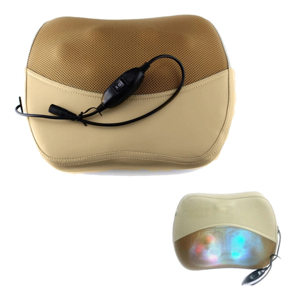 Trade Shop - Cuscino Massaggiante Massaggiatore Shiatsu Casa Auto Infrarossi Collo Mjy-815 -