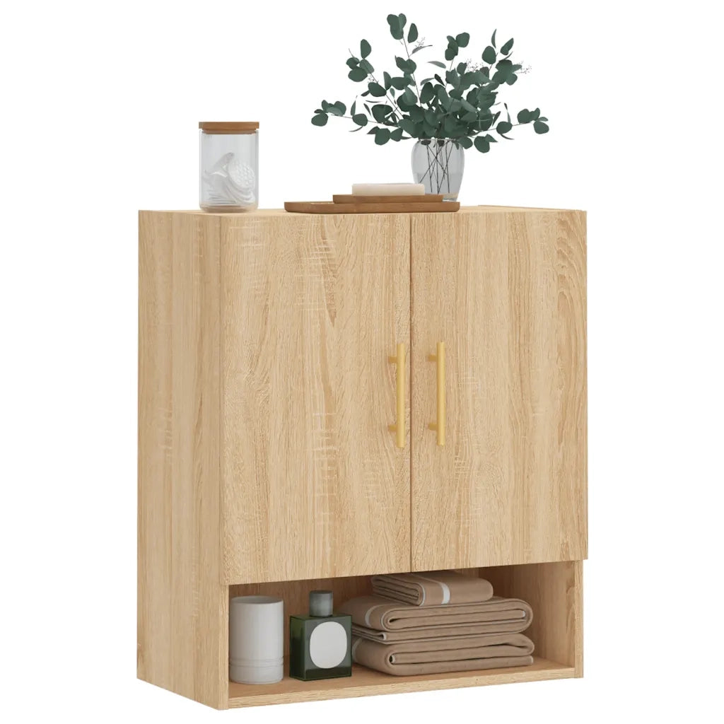 Armadietto a Muro | Mobile a Parete Rovere Sonoma 60x31x70 cm Legno Multistrato