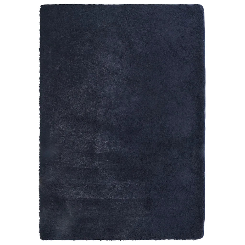 Tappeto del soggiorno | Tappeto Shaggy a Pelo Lungo NAVARRA Blu Marino 240x340 cm