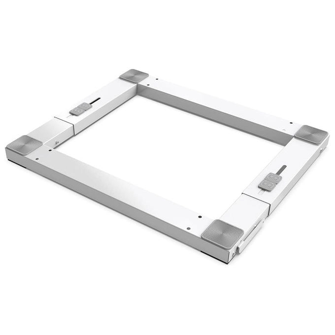 Meliconi BASE MOVE SLIM LVT Base con Ruote Bianca per Elettrodomestici Slim 300 kg