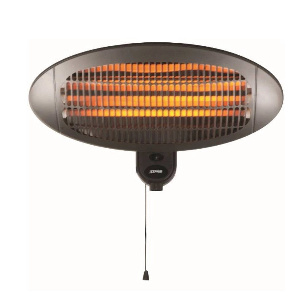 Zephir hzq2000 stufa da esterno al quarzo 2000w con 3 potenze
