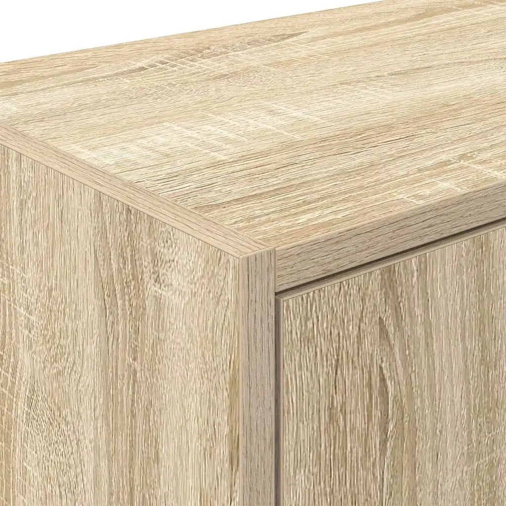 vidaXL Pensili per Garage 2 pz Rovere Sonoma in Legno Multistrato