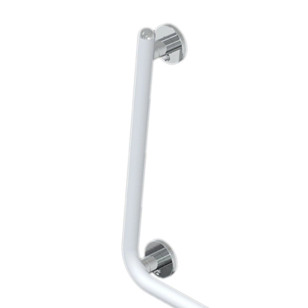 Maniglia angolare 51,5x51,5 bgano disabili bianco opaco goman