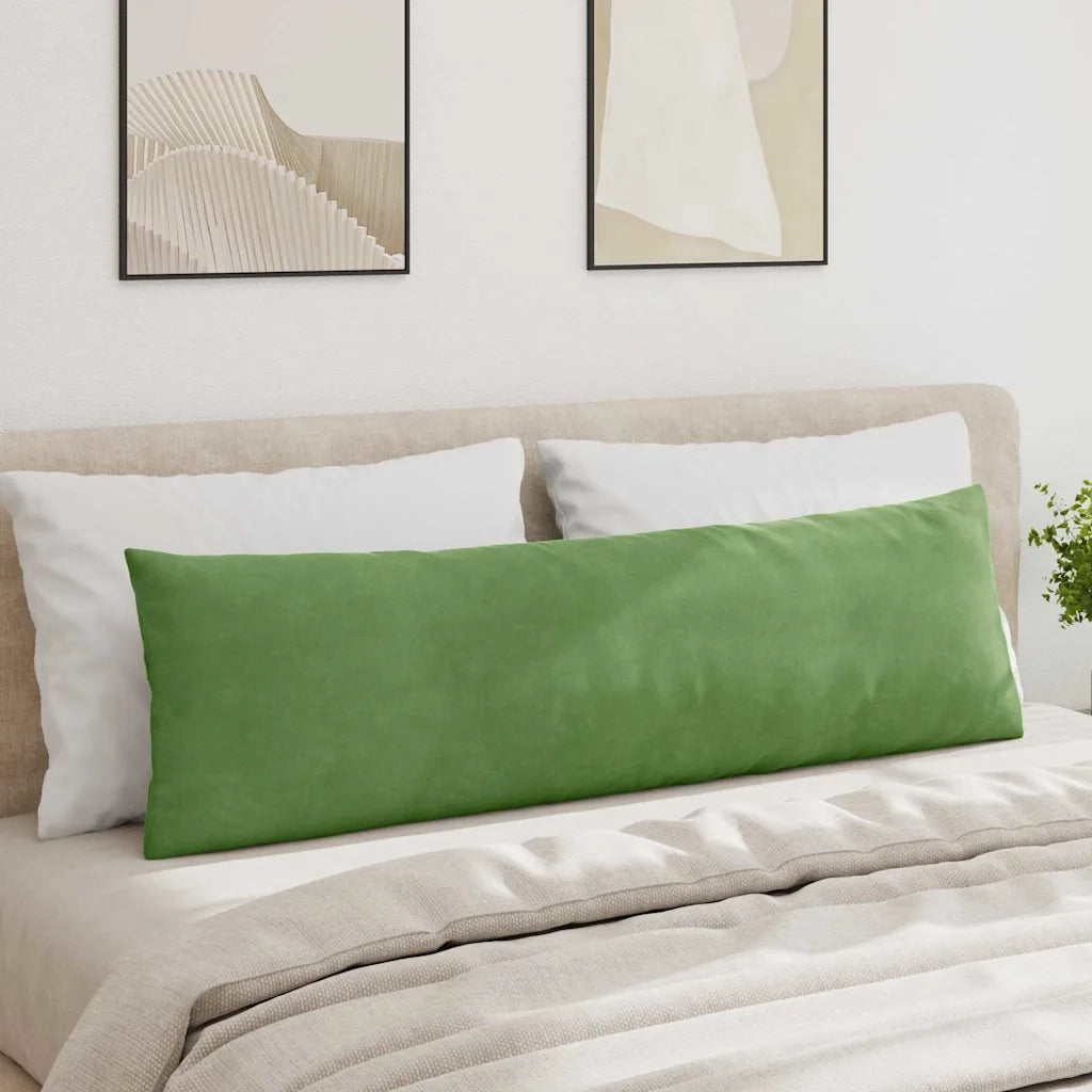 Cuscini da Divano 2 pz | Cuscini per sedie Verde chiaro 145 x 40 cm
