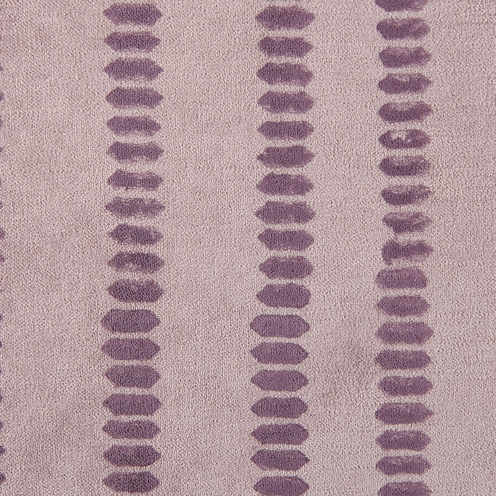 Set di 2 cuscini in velluto con motivo a strisce 45x45 cm rosa soggiorno camera da letto stile boho