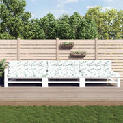 Cuscini per Pallet 7 pz Motivo a Foglie Tessuto 3188921