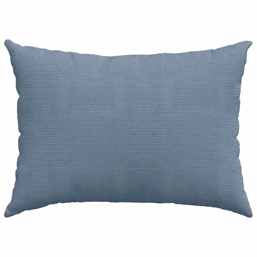Cuscini da Divano 2 pcs Blu 70 x 50 cm Tessuto in Cords