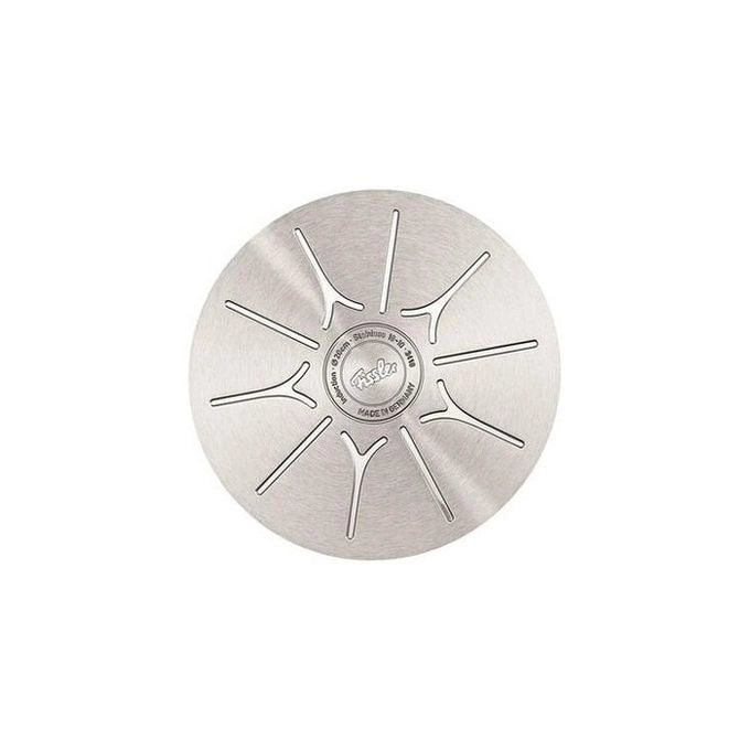 Fissler 084-128-24-000-0 Original Profi Collection Pentola in acciaio inox 6.3 L 24 cm con coperchio in metallo fondo adatto a tutti i piani cottura inclusa induzione colore Argento