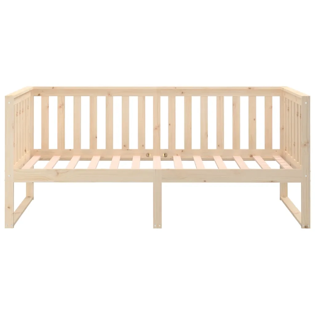 Letto singolo | Letto per adulti | Dormeuse senza Materasso 90x190 cm in Legno Massello di Pino