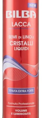 BILBA LACCA FISSAGGIO CAPELLI SEMI DI LINO TENUTA EXTRA FORTE 250ML