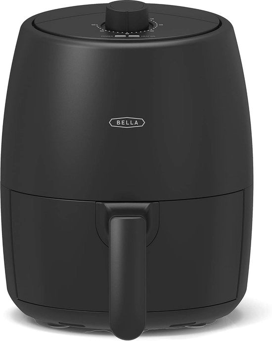 Friteuse-oven 2 litri 5-in-1 multikoker con rivestimento antiscivolo rimovibile - resistente alla lavastoviglie - teglia per crocchette e cesta - sistema di riscaldamento 1200 watt - colore mattonato nero