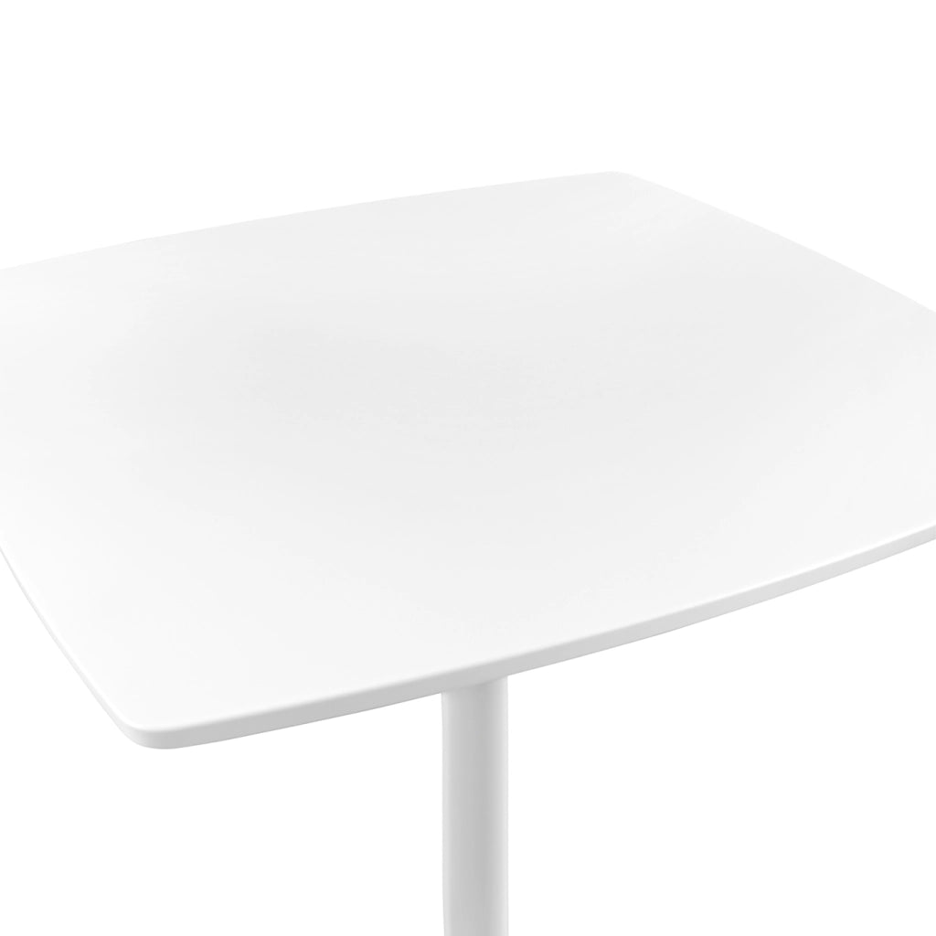 Tavolo quadrato 70x70 cm, tavolo da pranzo bianco - Thomas - TQ08-7.7TH