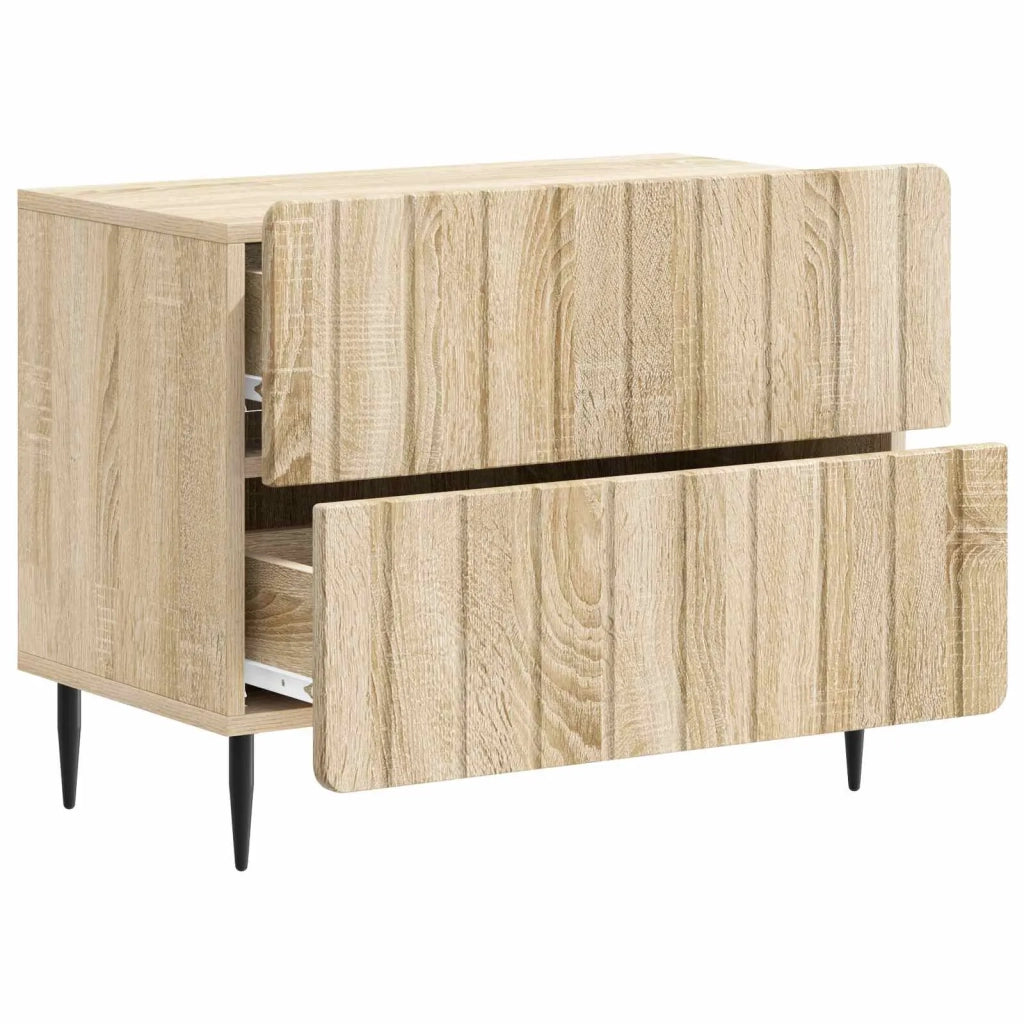 Armadio da Notte con cassetto Rovere Sonoma 62 x 34,5 x 49,5 cm 894317
