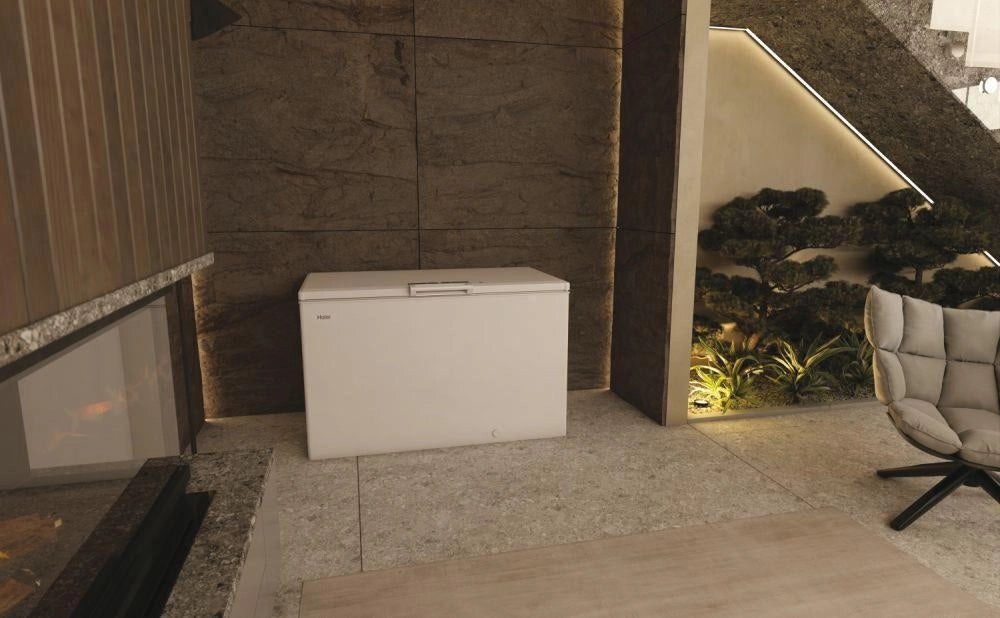 Haier HCE420E Congelatore a pozzo Libera installazione 418 L E Bianco