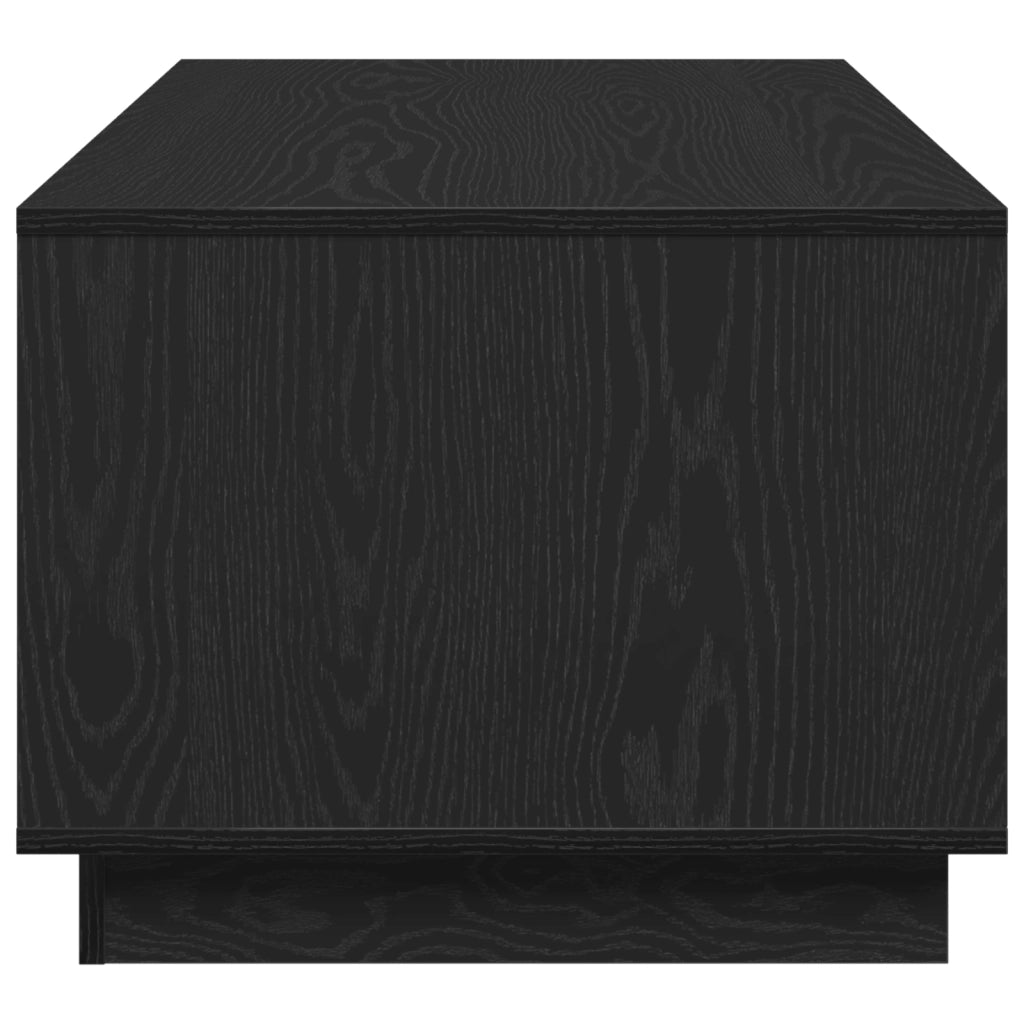 Tavolino da caffÃ¨ in rovere nero 102x55x43 cm realizzato in legno ingegnerizzato
